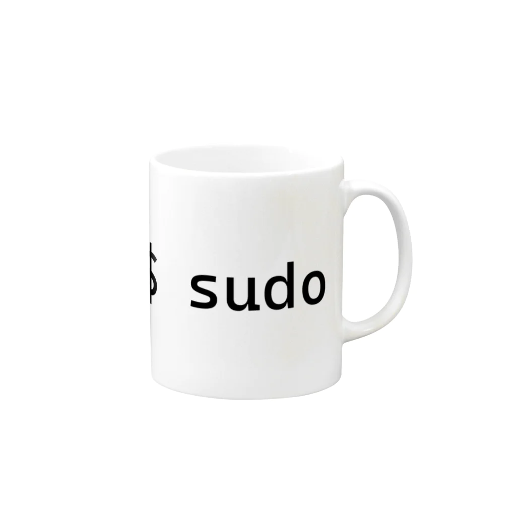 remsuiminのsudo Mug :right side of the handle