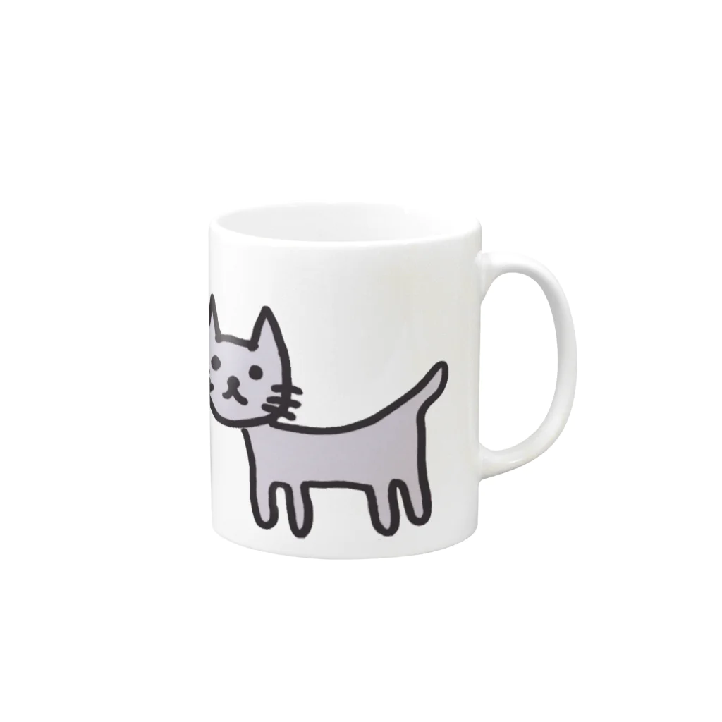 chasokoonの奇妙なねこ Mug :right side of the handle