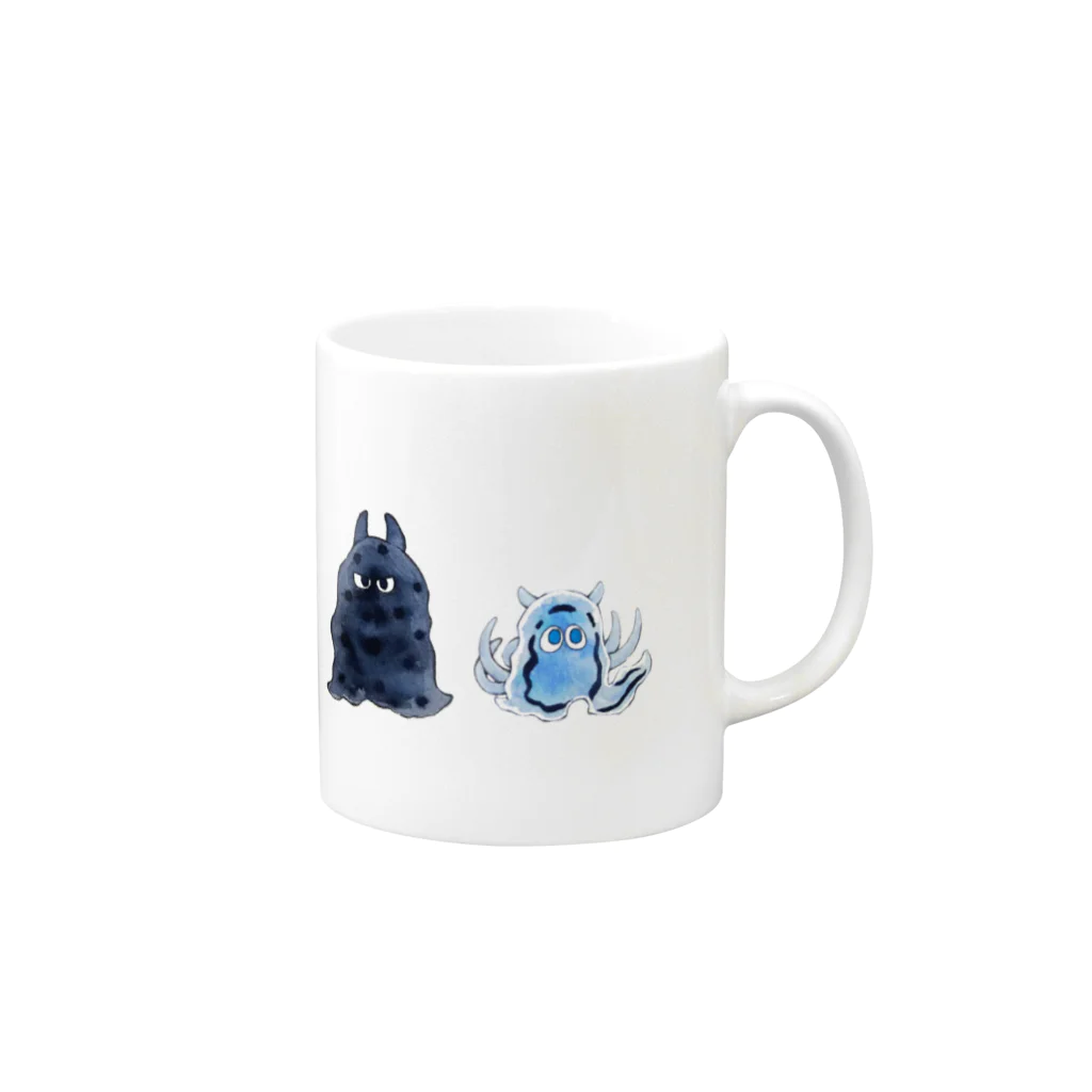 payalog' Galleryのうみうしライフ Mug :right side of the handle