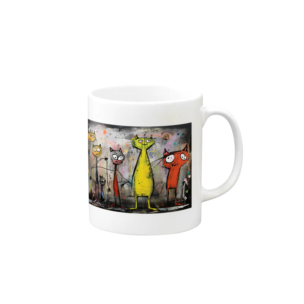 AI-factoryのAI-Wall Murals  003 Mug :right side of the handle