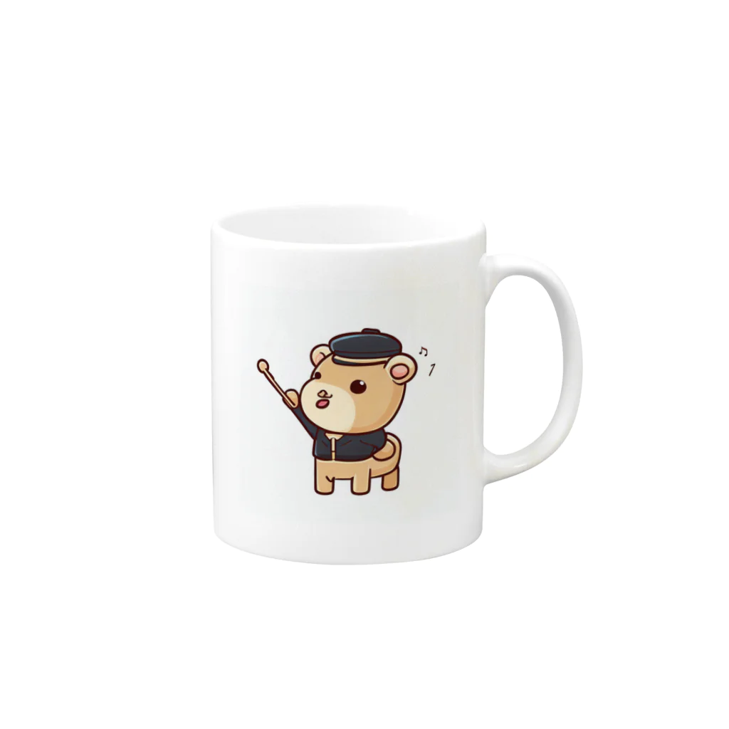 Shiba_IncのCamel Conductor（ラクダの指揮者） Mug :right side of the handle