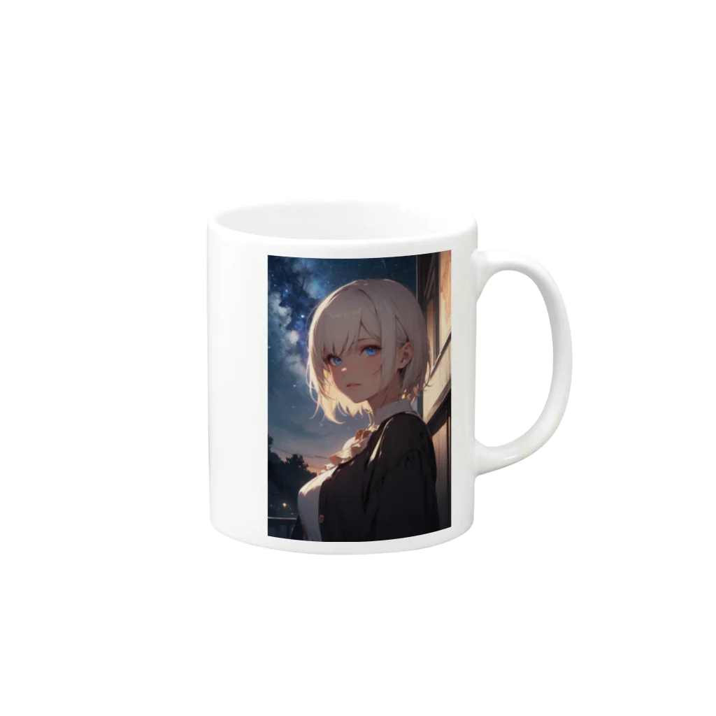 GOSICKの星空の少女 Mug :right side of the handle