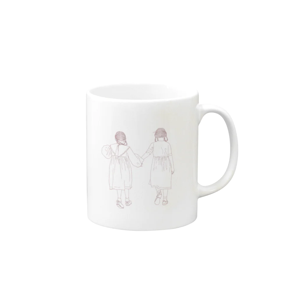 KALAのToU with you（オレンジ） Mug :right side of the handle