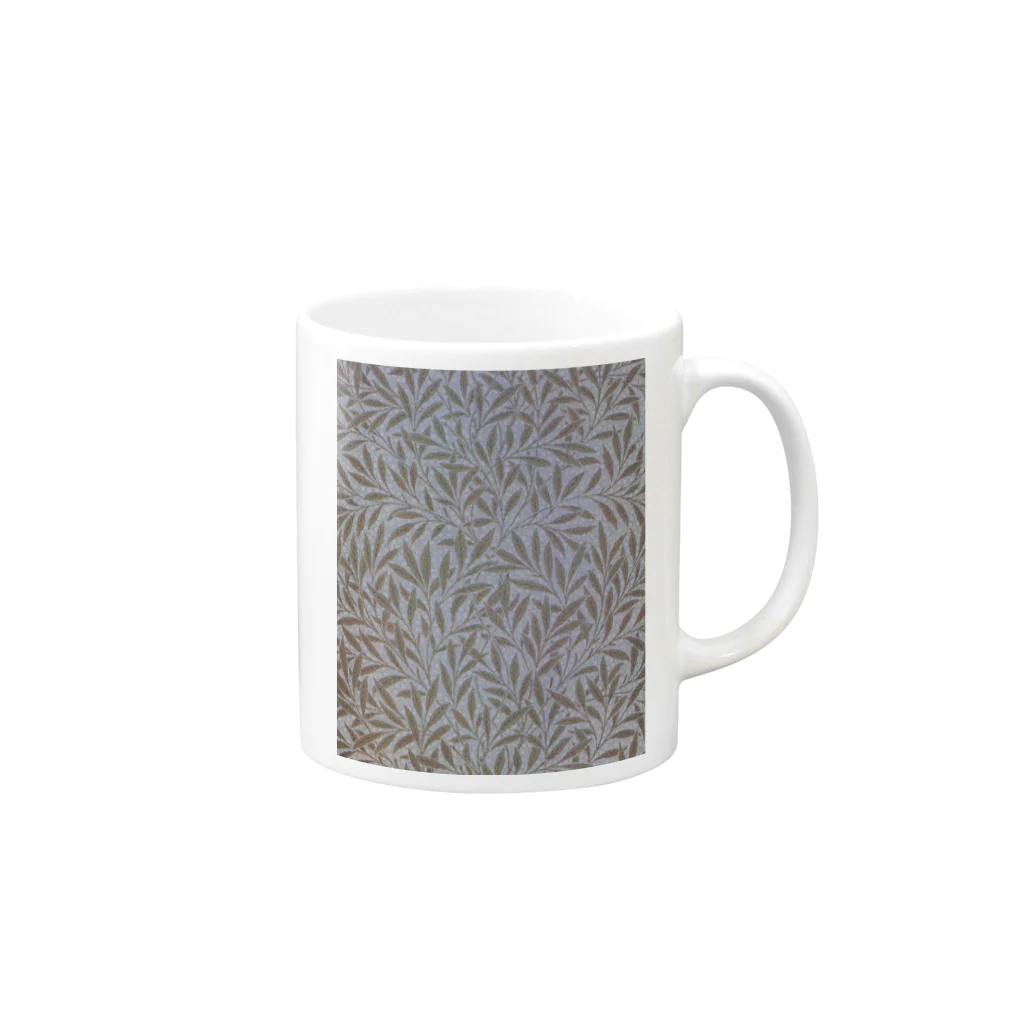 世界美術商店の柳 / Willow Bough Mug :right side of the handle