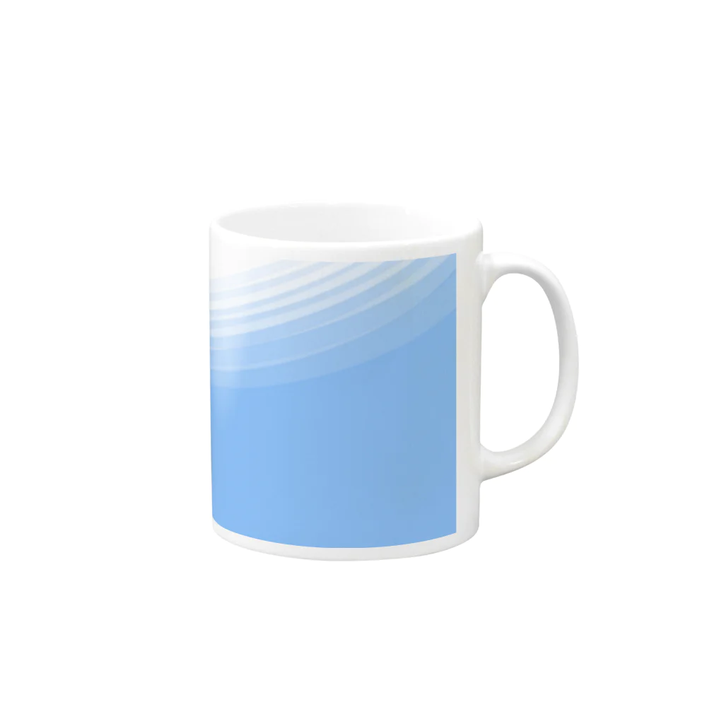 UsamaruのLOOK UP！(正方形) Mug :right side of the handle