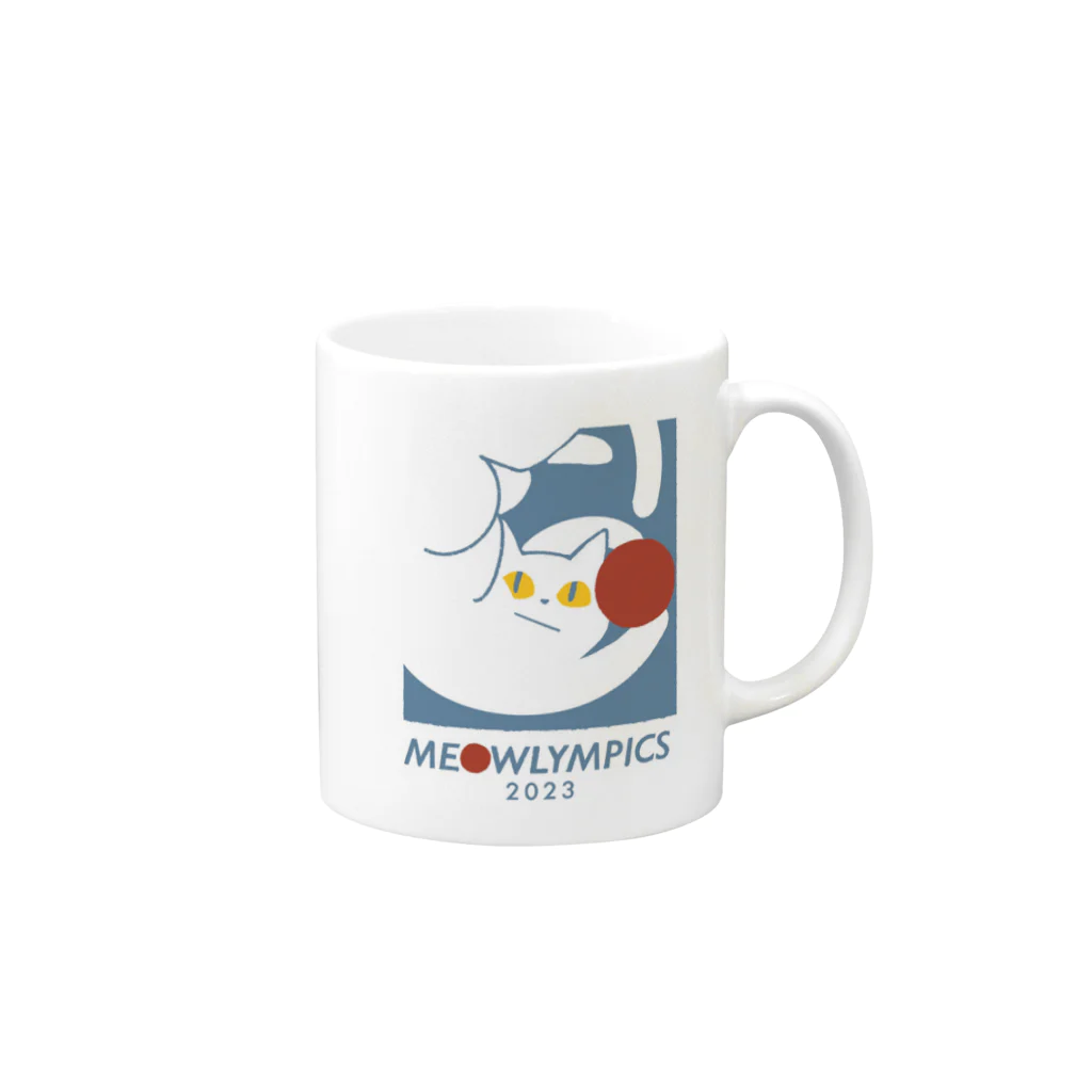 SALT BLVCKのMEOWLYNPICS 2023 Mug :right side of the handle