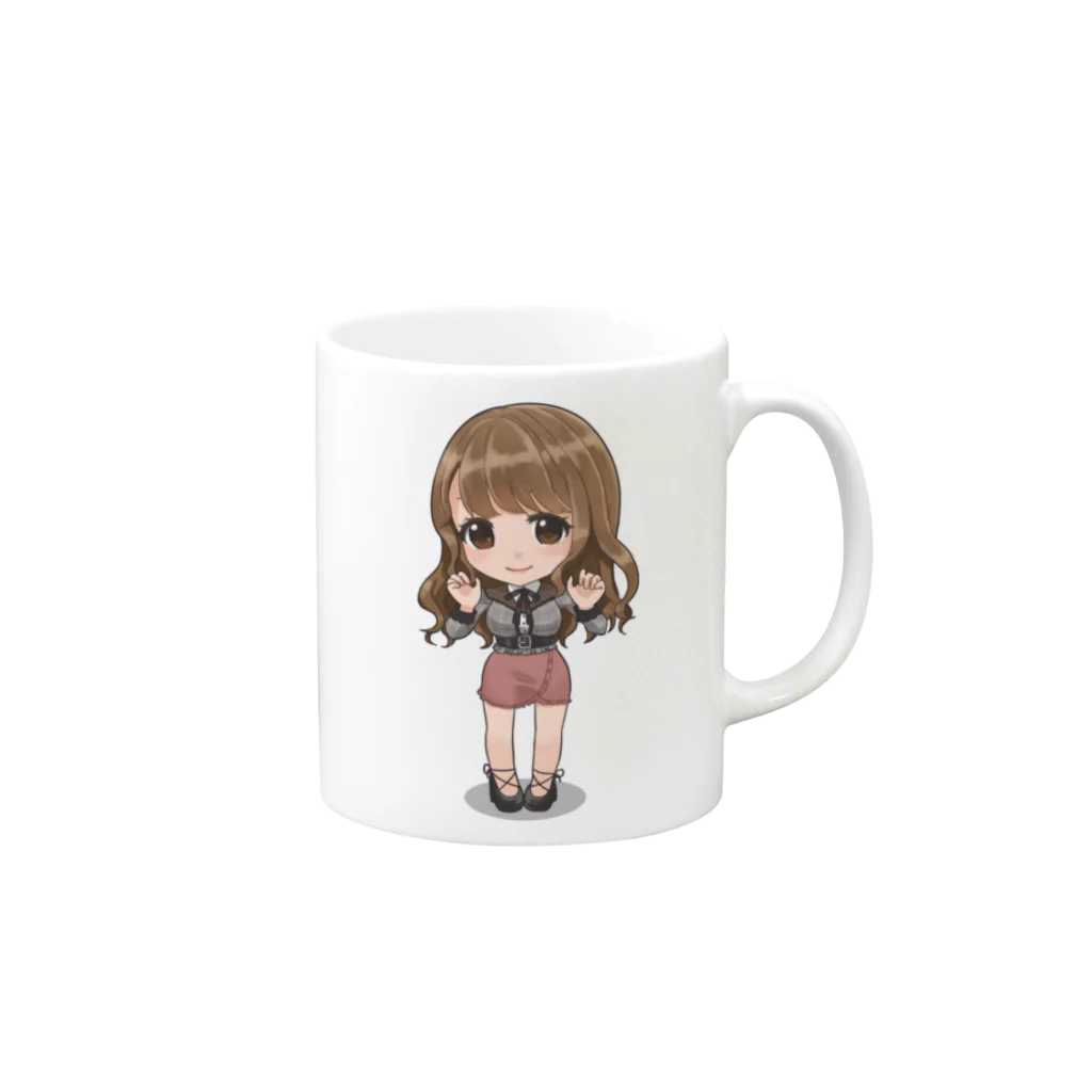 ぽんこつ商店のぽんこつ商店公式グッズ  SDここなし Mug :right side of the handle