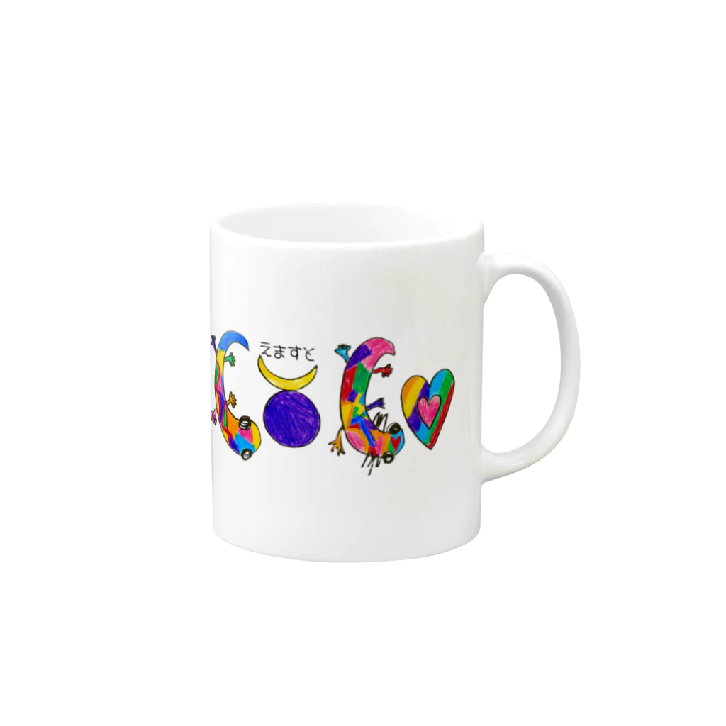 Emmust のゲストハウスCOCO×Emmust  Mug :right side of the handle