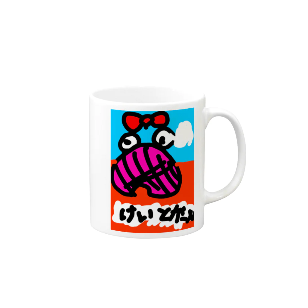 オルカパブリッシングのけいとガール Mug :right side of the handle