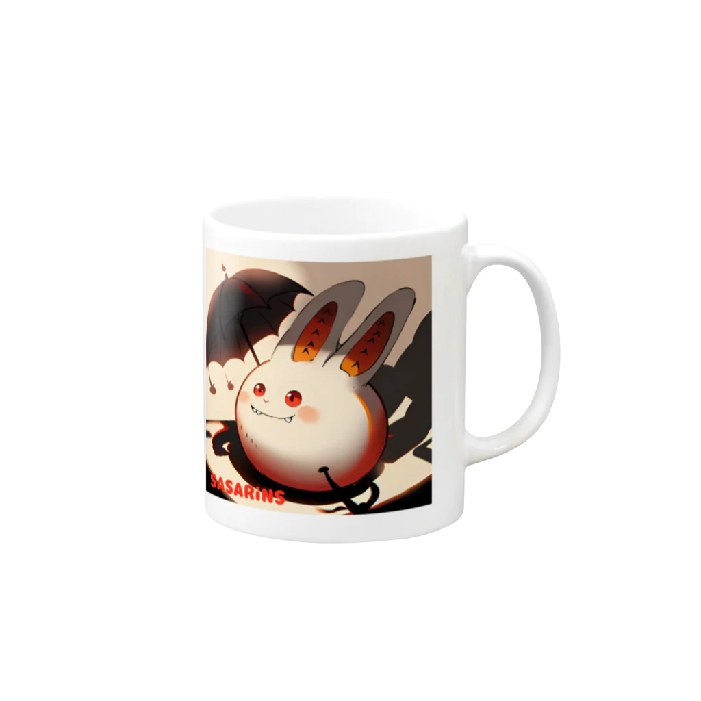 SASARiNS のSASARiNS アンビーくん ハロウィン Mug :right side of the handle