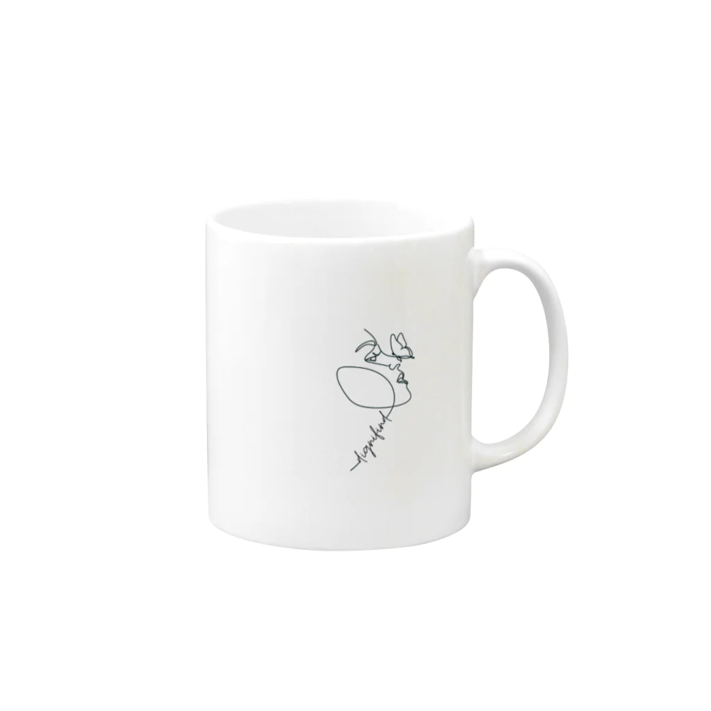 DNF ‐dignified‐のDNF Lady2 Mug :right side of the handle