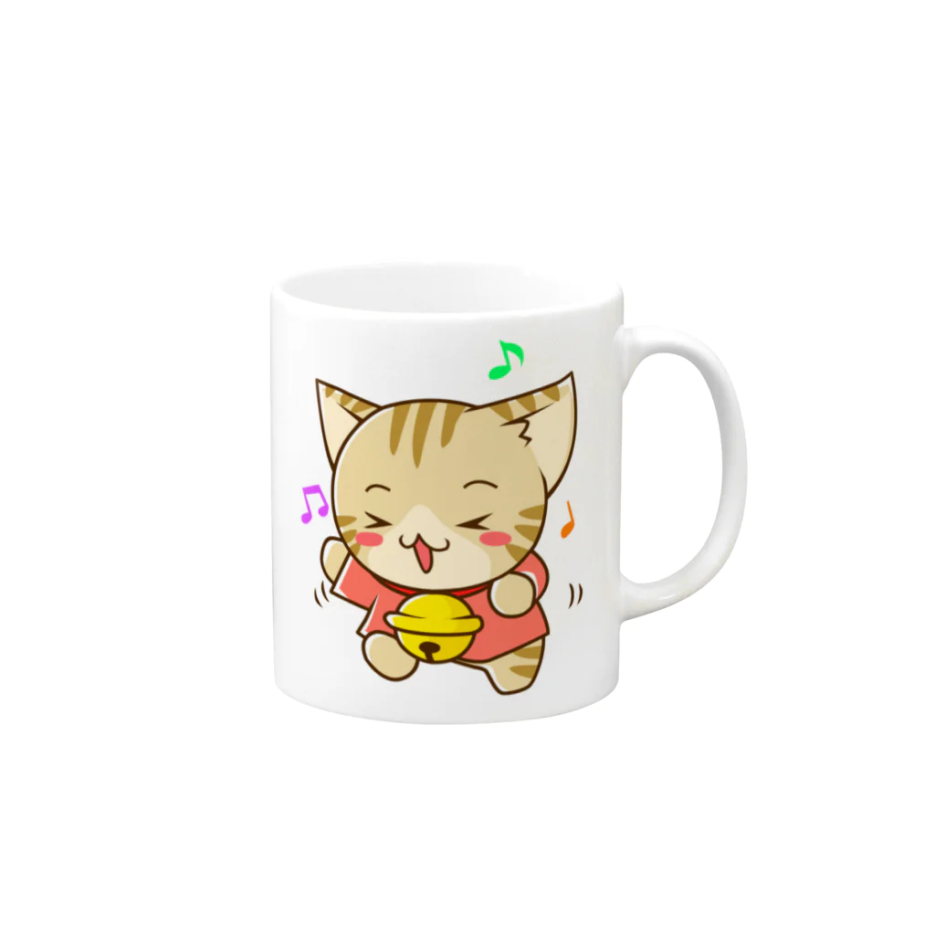 おりーぶりーぶの3.5からだんすスタンプ大きいばーじょん Mug :right side of the handle