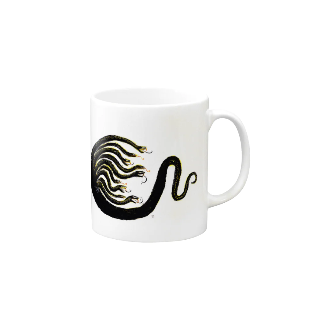 奥田久重のHydra Mug :right side of the handle