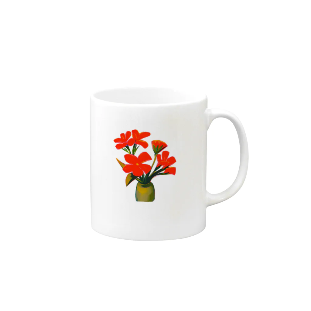 u.l.c.39のflower Mug :right side of the handle