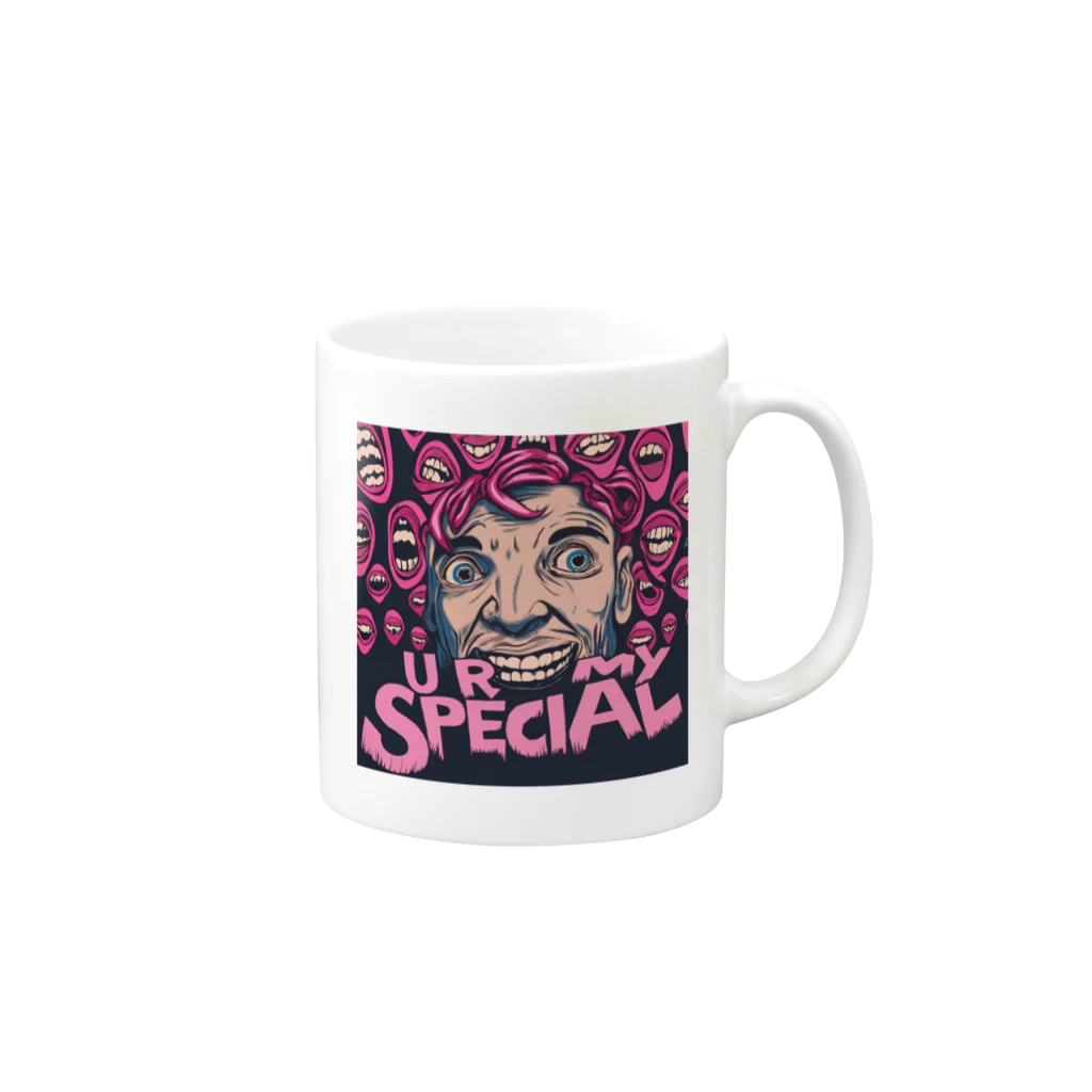 ノイトランナウェイのSPECIALZ FEAR Mug :right side of the handle