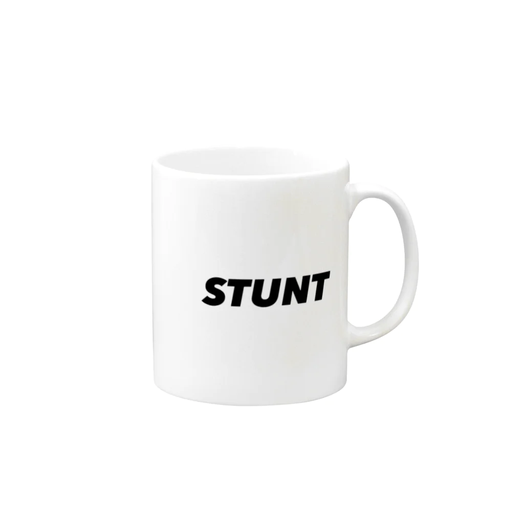 STUNTのSTUNT ロゴアイテム Mug :right side of the handle