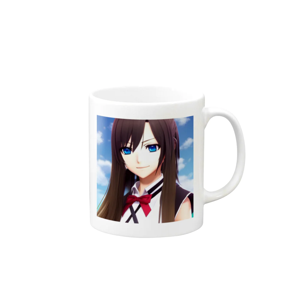 the blue seasonのセイラ Mug :right side of the handle