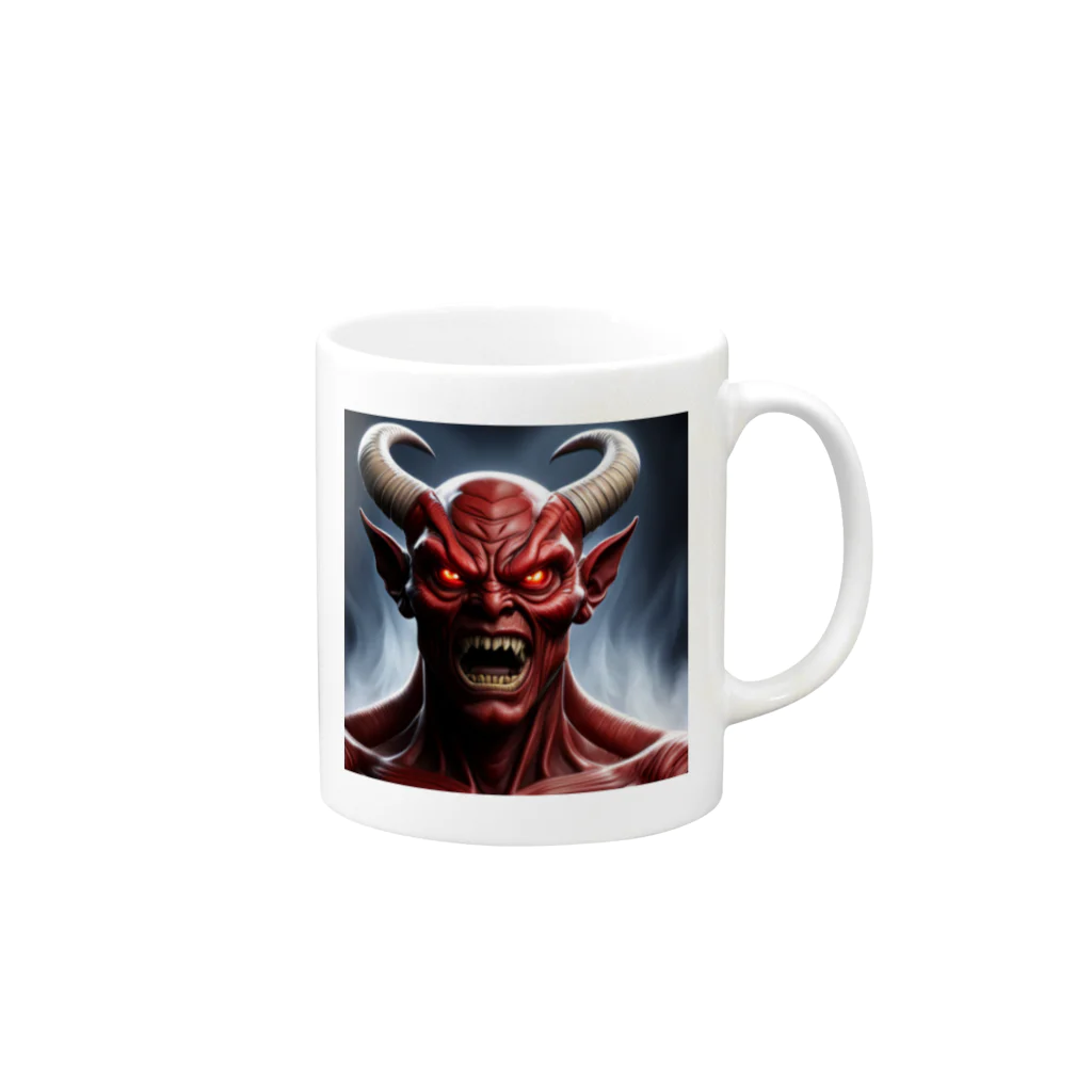 cyatarou__Rozeの悪魔のイブリース Mug :right side of the handle