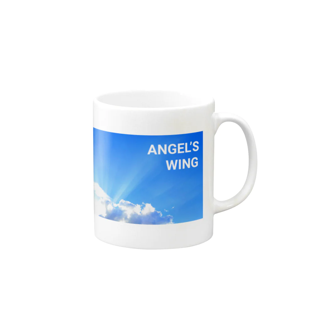 kazu_gの天使の羽！ ANGEL’S  WING Mug :right side of the handle