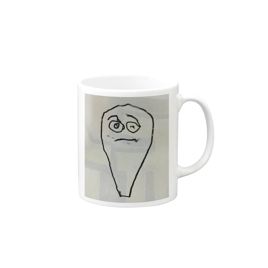 airinchamのこめつぶくん Mug :right side of the handle