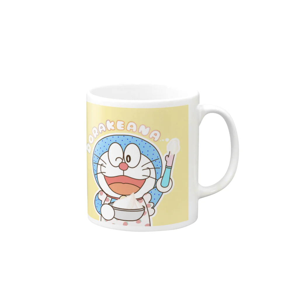 Re:makeのDORAKEANA Mug :right side of the handle