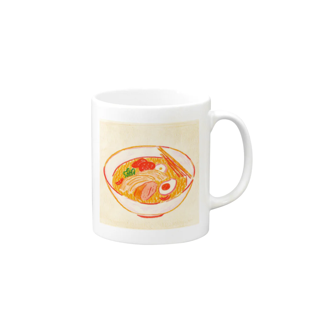 N氏のデザイン倉庫(Mr. N's Design Warehouse)の昭和のラーメン Mug :right side of the handle