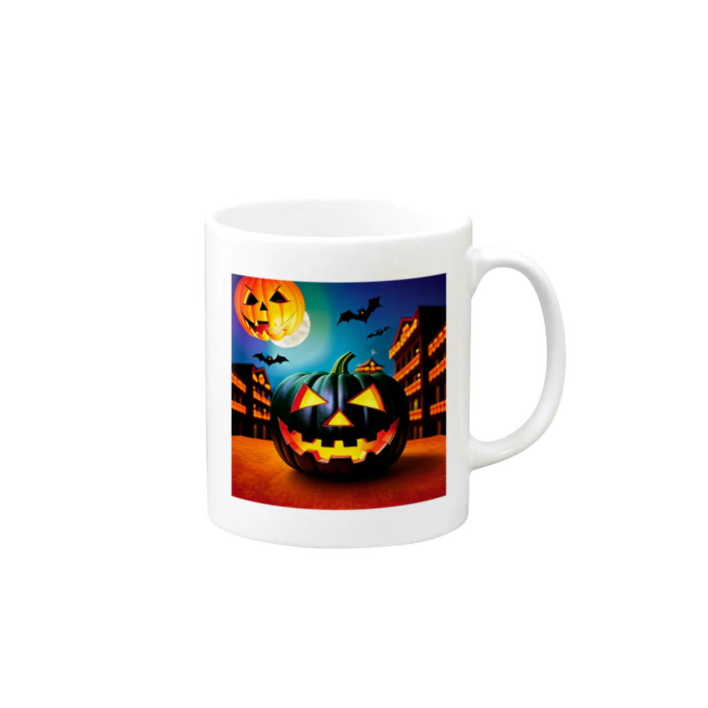 sou soul bankのハロウィン Mug :right side of the handle