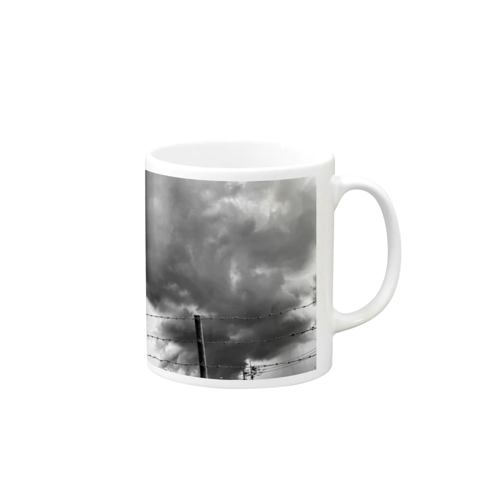 往路ふQろう Official Web Shop (SUZURI店)のワールドエンドワンダーランド Mug :right side of the handle