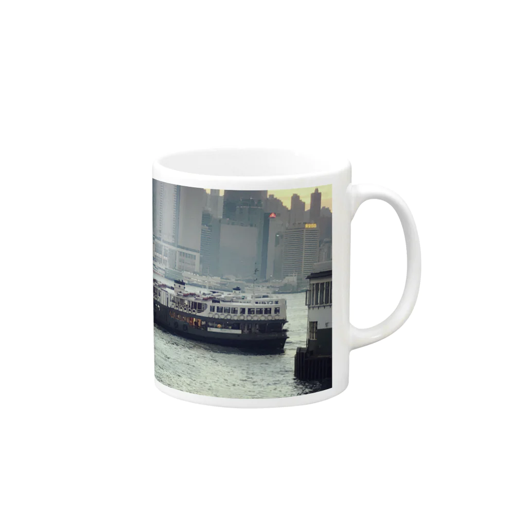 kyurakkoのSTAR FERRY  Mug :right side of the handle