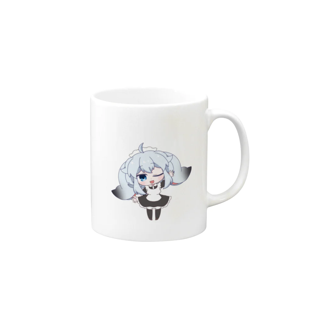 KANAHOSHI_HOUSEのうさだよ Mug :right side of the handle