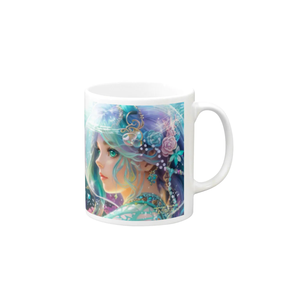 💖宇宙整体♪🌈♪こころからだチャンネル♪💖のuniversal princess  LARA Mug :right side of the handle