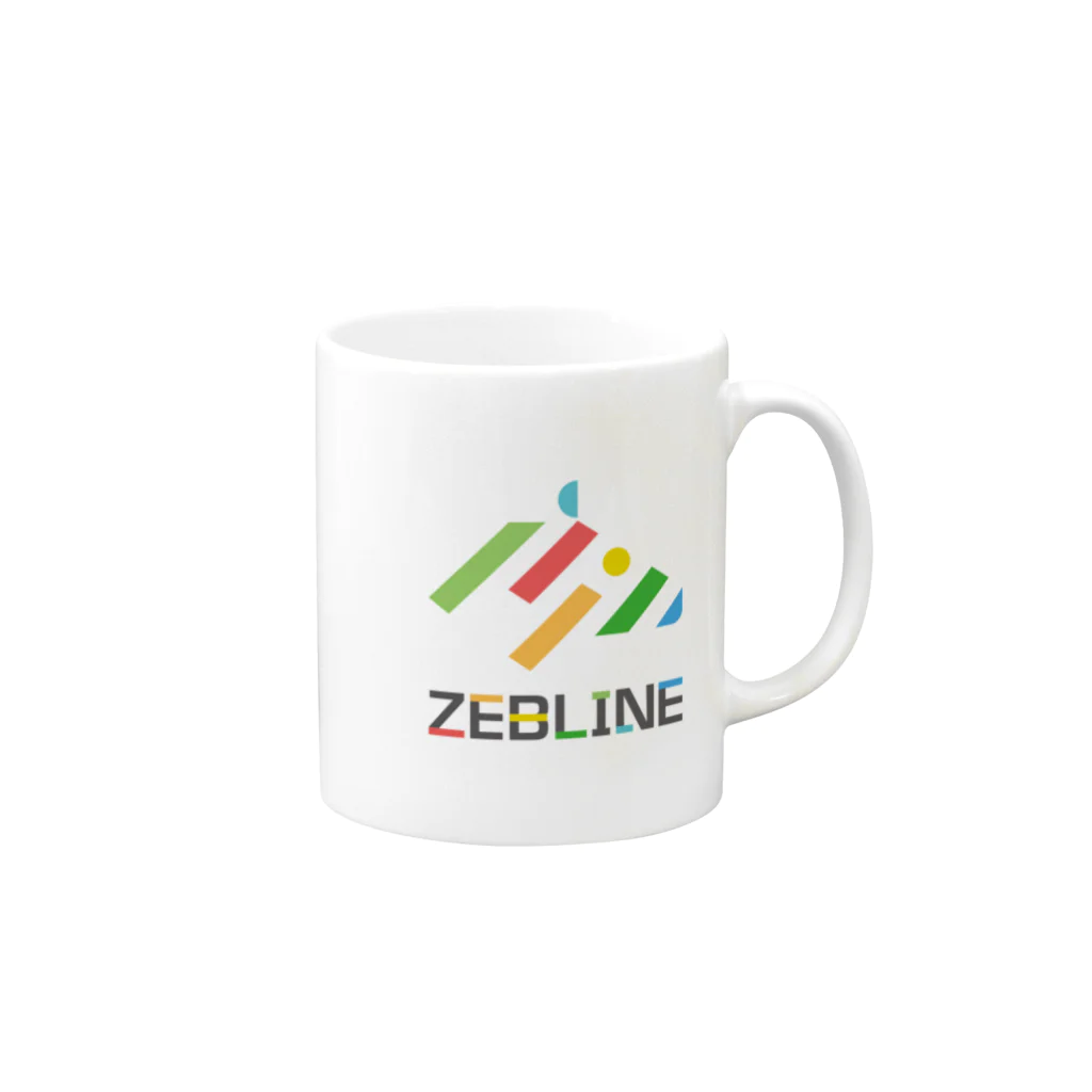 ZEBLINEのZEBLINEデザインA Mug :right side of the handle