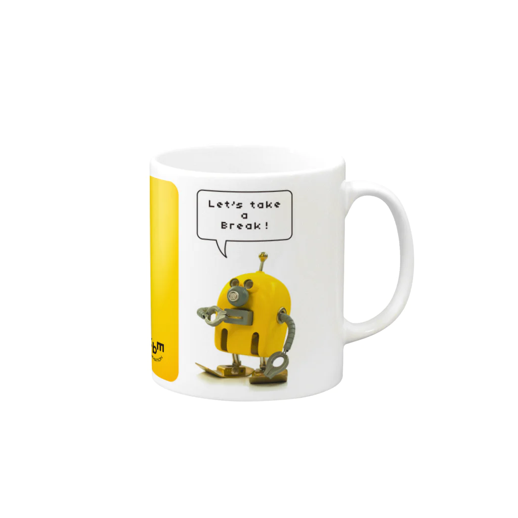 Kbm Animationのブレイクタイム　ニド Mug :right side of the handle