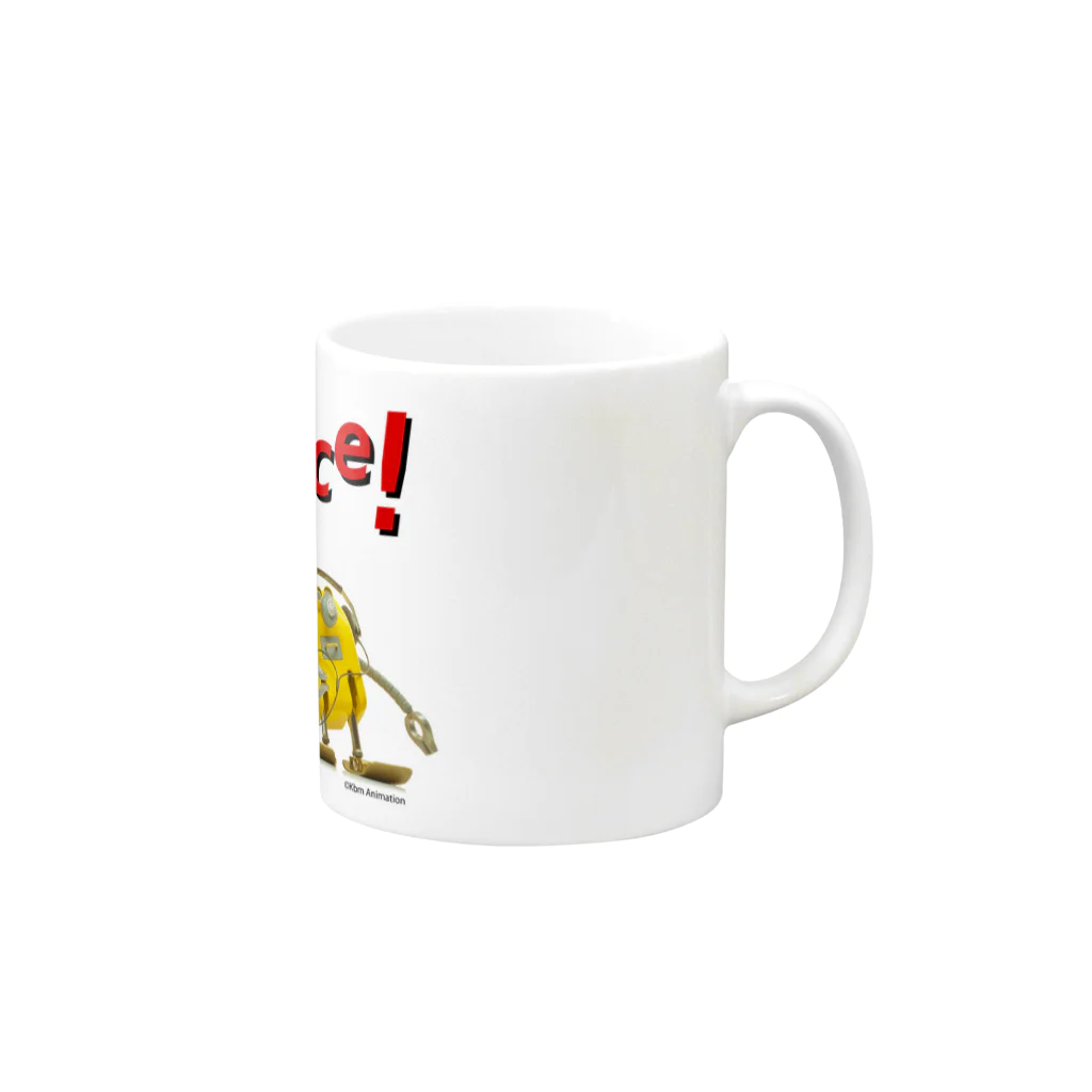 Kbm AnimationのLet's Dance! Mug :right side of the handle