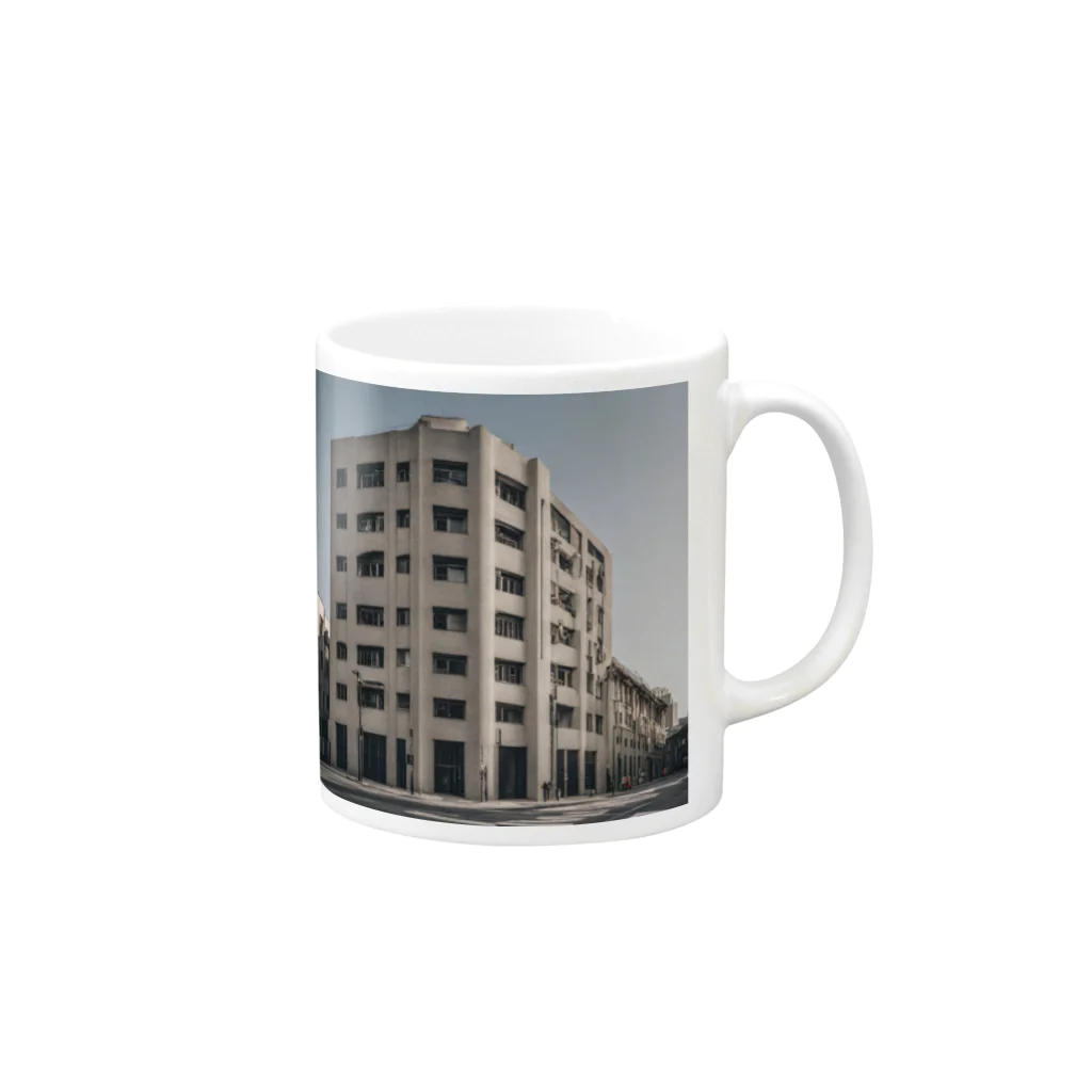 tebachanのビル Mug :right side of the handle