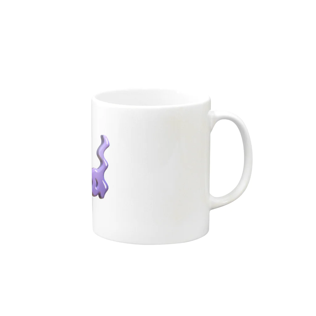 kaka_shopのMood な気分 Mug :right side of the handle