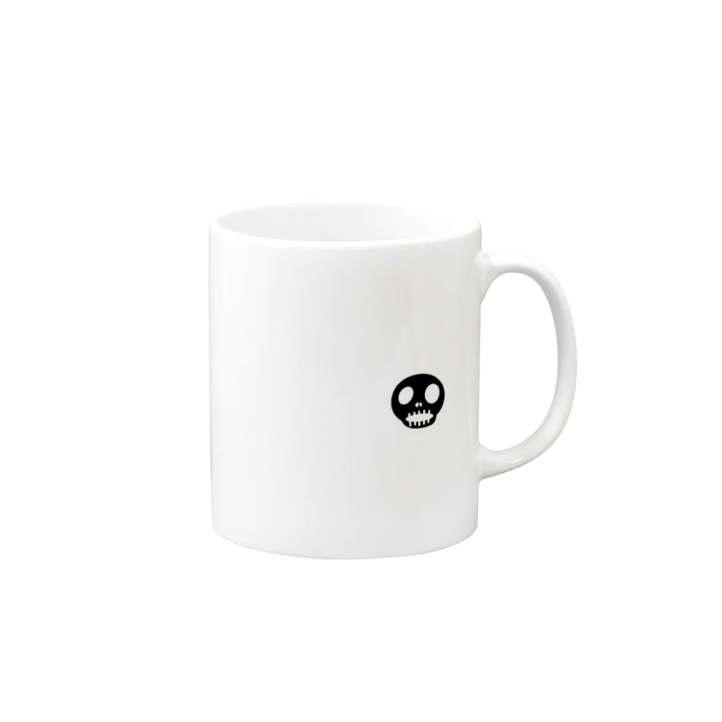 ayusuzukiのがががいこちゅ Mug :right side of the handle