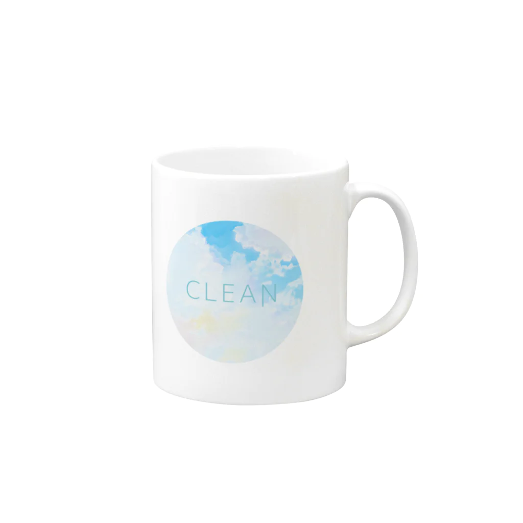 にくきゅうのCLEAN Mug :right side of the handle