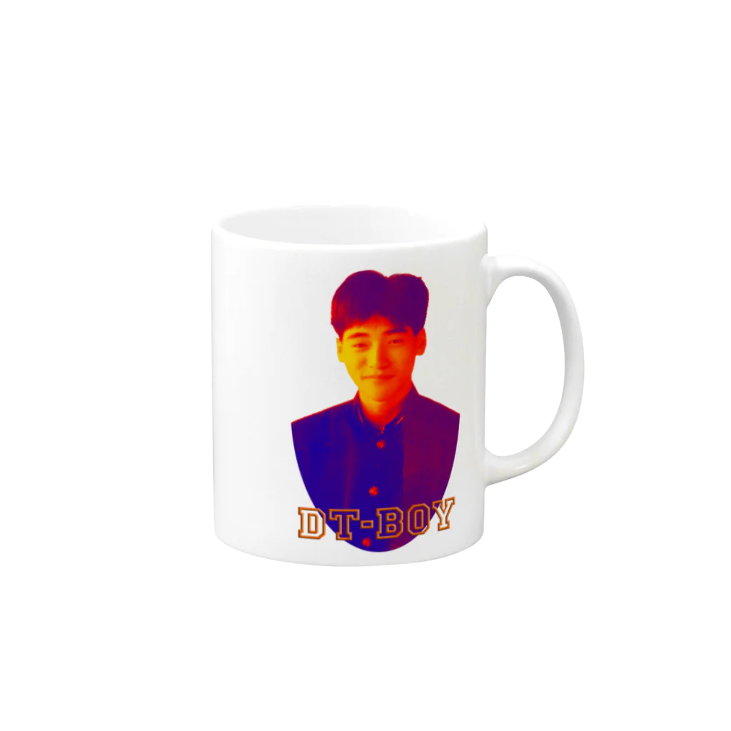 おじさんのおみせのDT-BOY Mug :right side of the handle