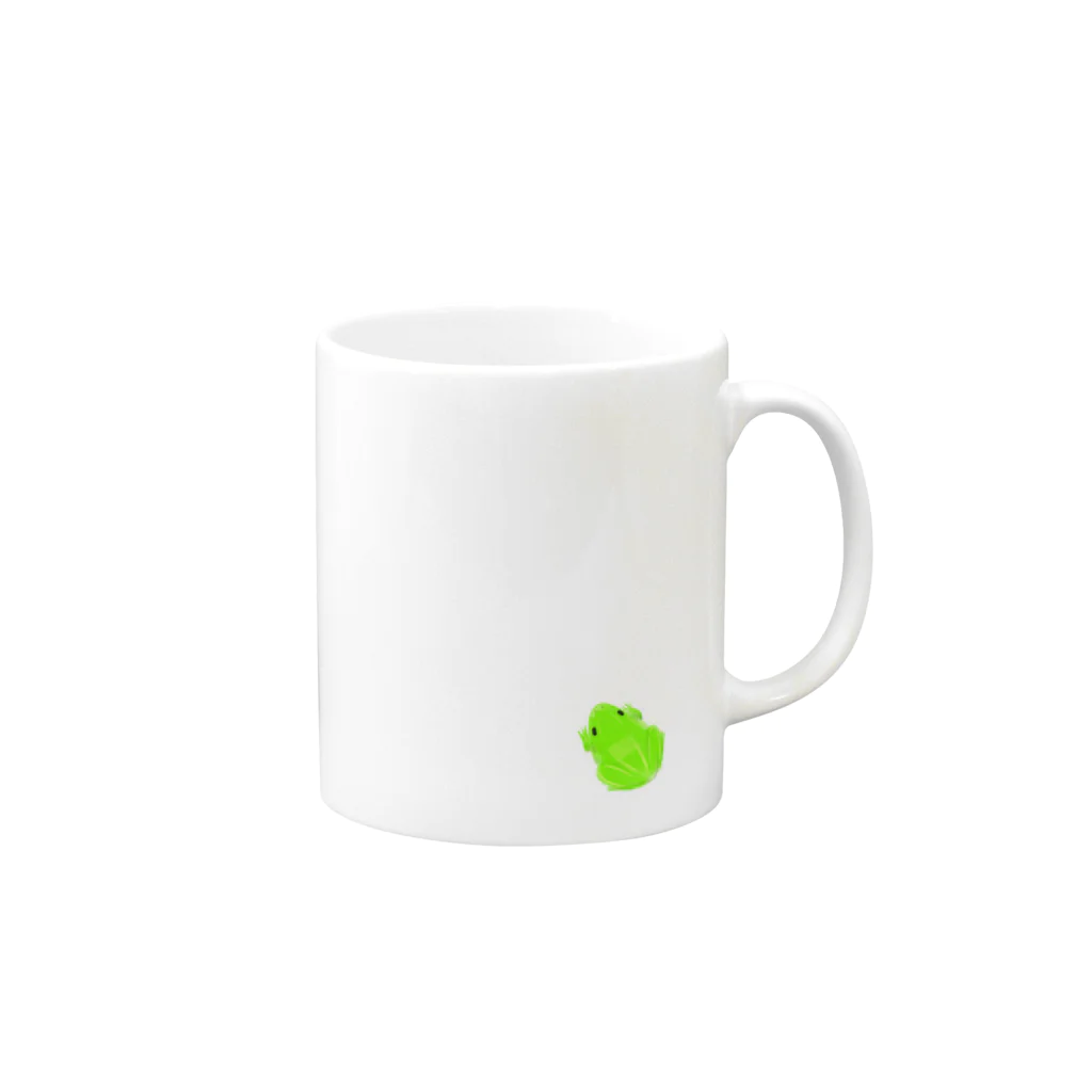 Soramameの小さなカエル Mug :right side of the handle