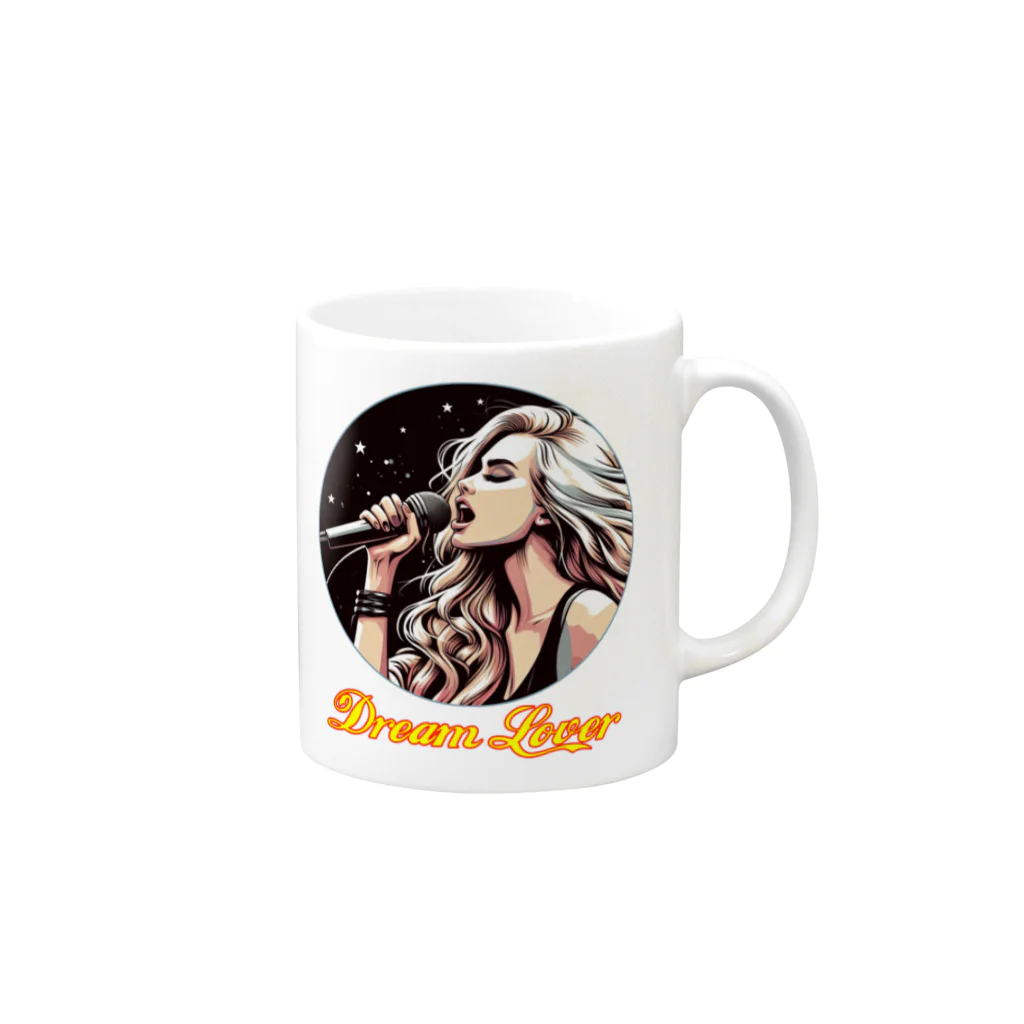 islandmoon13の美しきROCK STAR Mug :right side of the handle