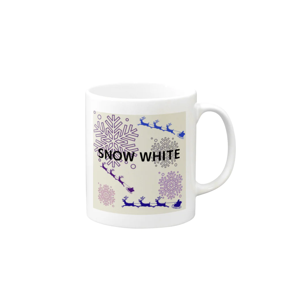 CHARONのSNOWWHITE マグカップの取っ手の右面