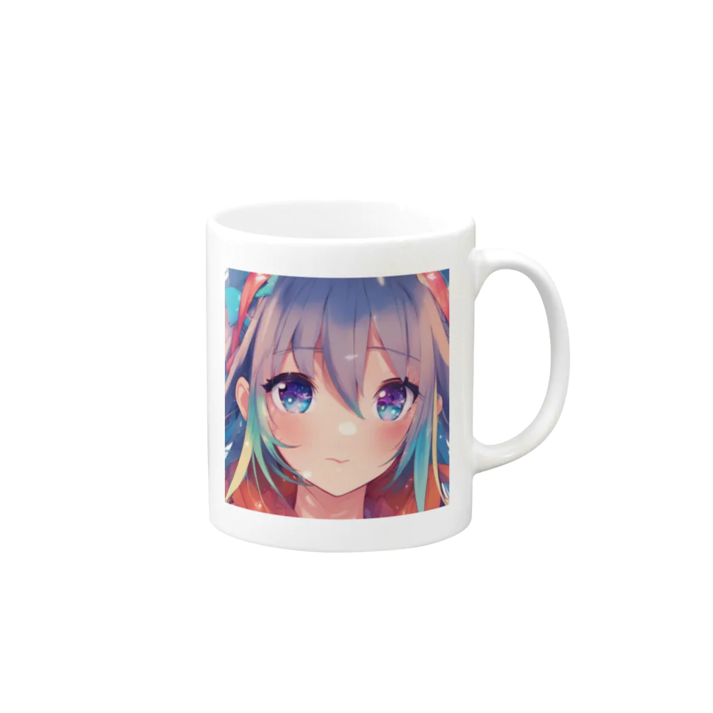 samefudeのAI美少女コレクション Mug :right side of the handle