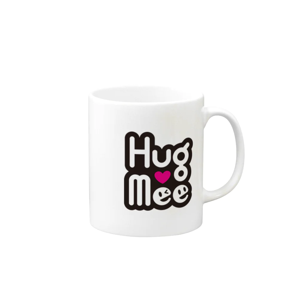 HugMee!のHugMee マグカップの取っ手の右面