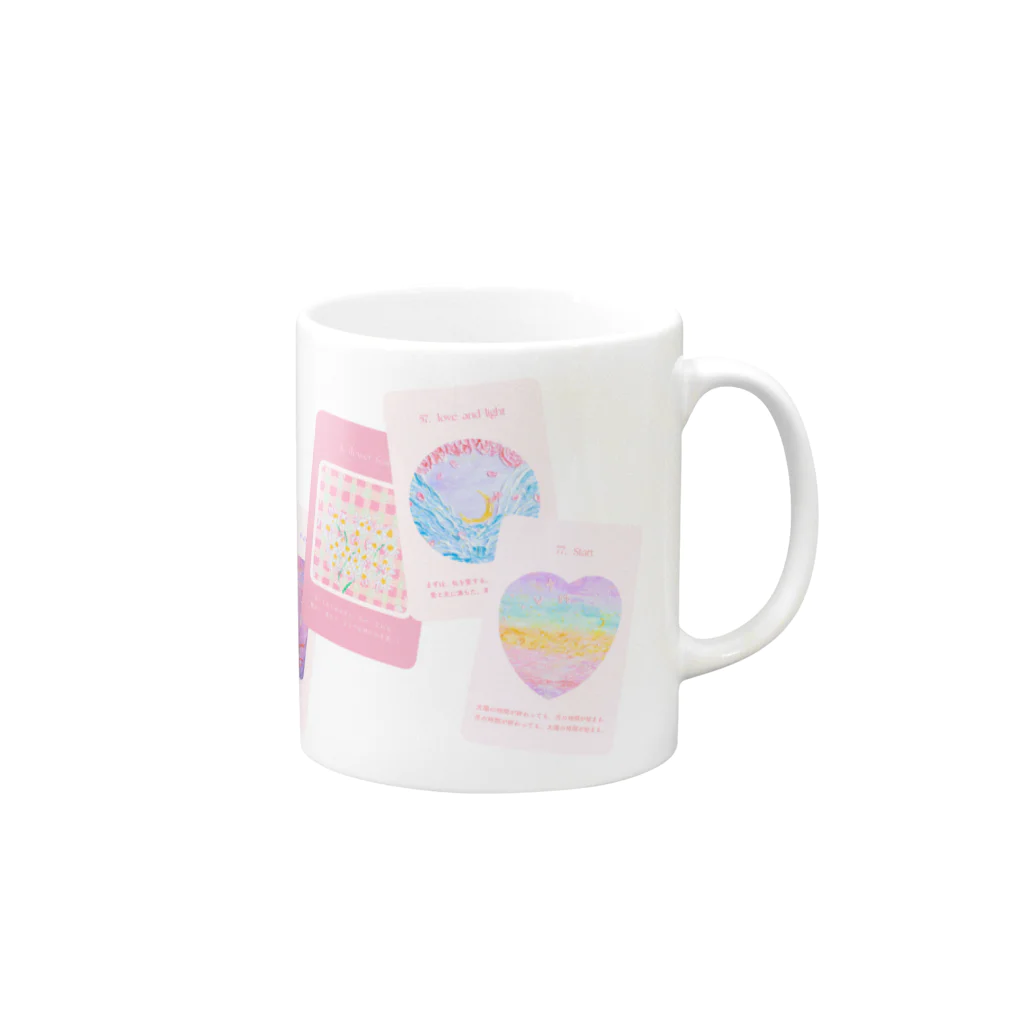 菜々乃ななみ | nanami oracleartの癒しのリーディング Mug :right side of the handle