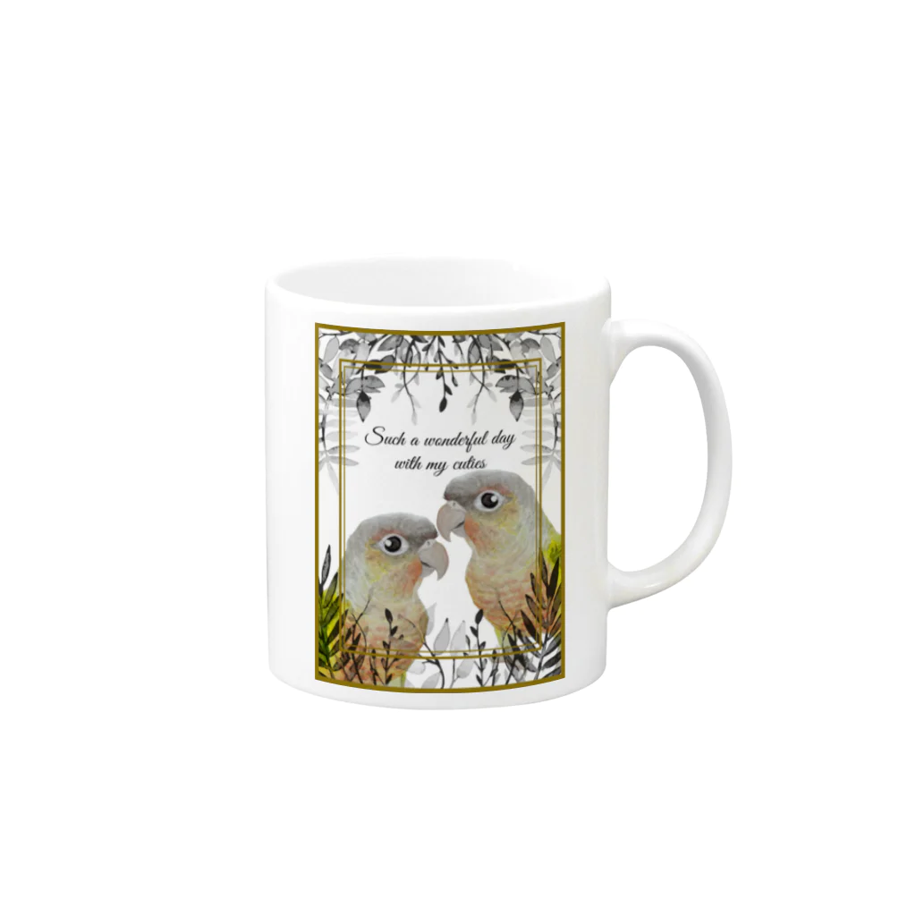 mariechan_koboの051 Such a wonderful day パイナップル Mug :right side of the handle