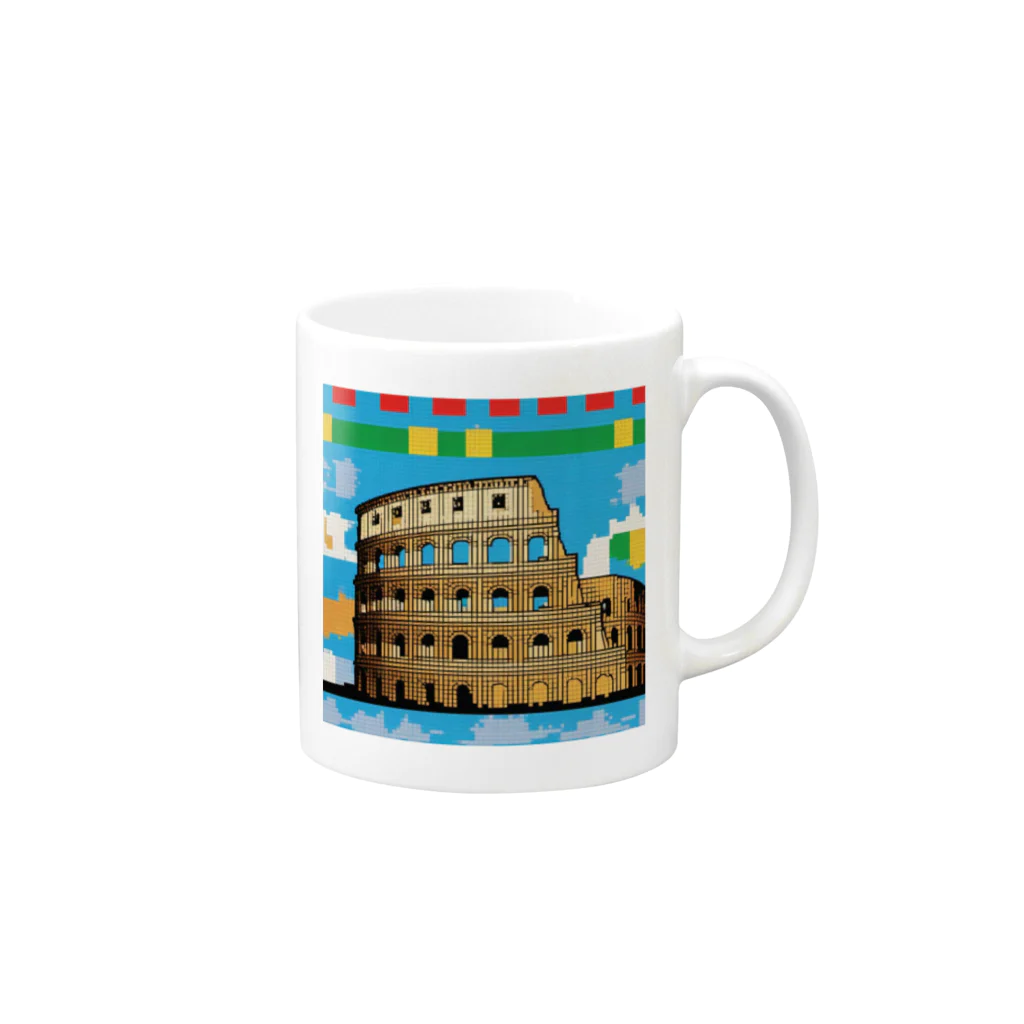 だいすけのイタリア🇮🇹 Mug :right side of the handle