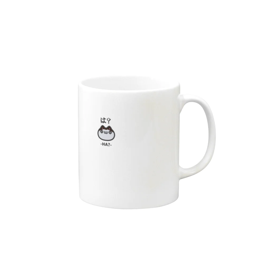 Min Strel 公式ショップのとぐにゃん「ありがてぇ」マグカップ Mug :right side of the handle