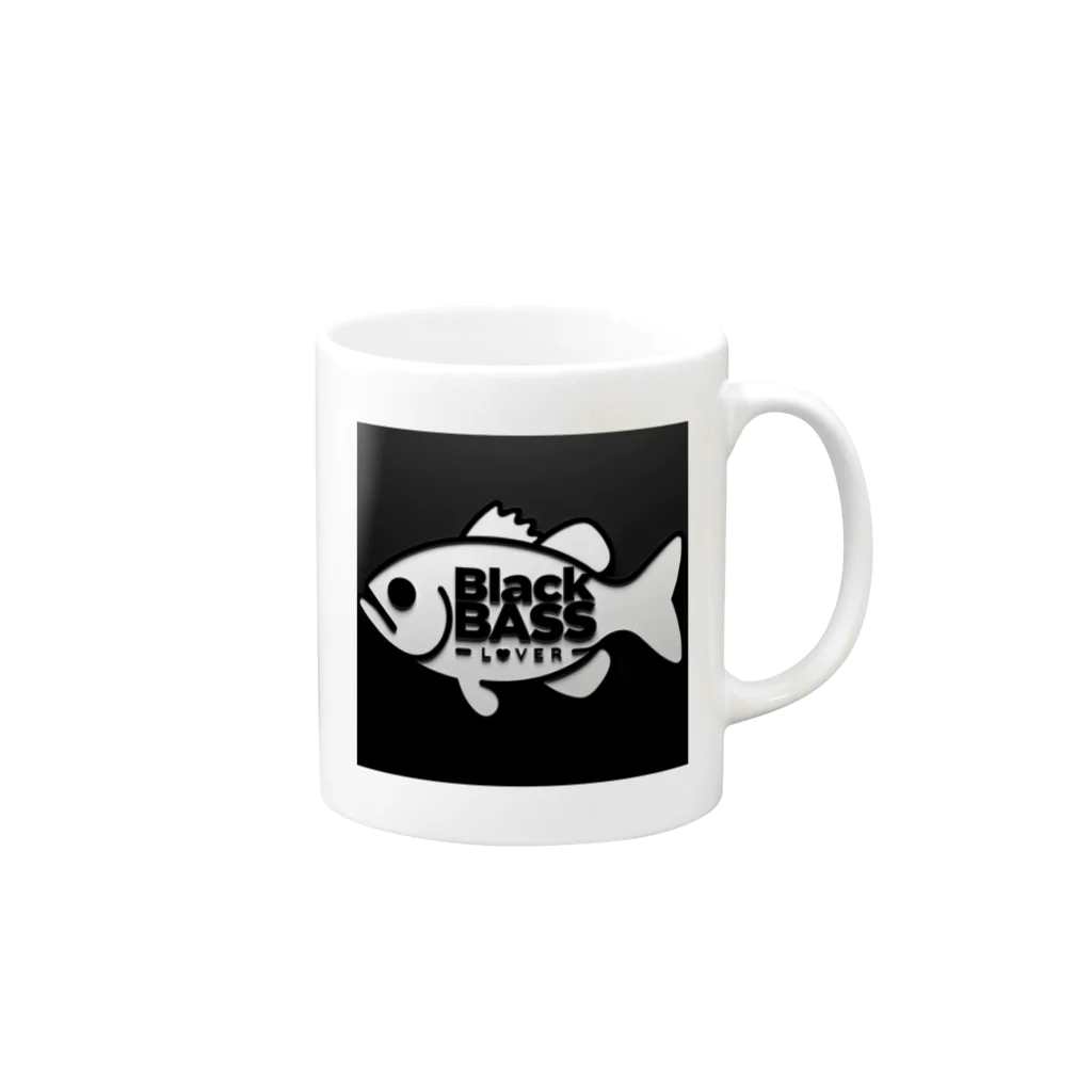 アジンガーのバスラバ黒 Mug :right side of the handle