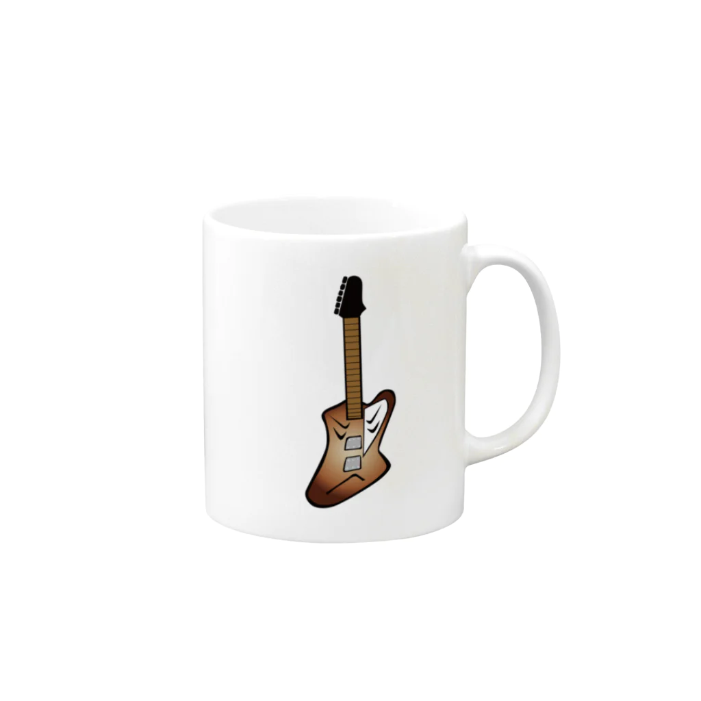 id-linkのエレキギター　 Mug :right side of the handle